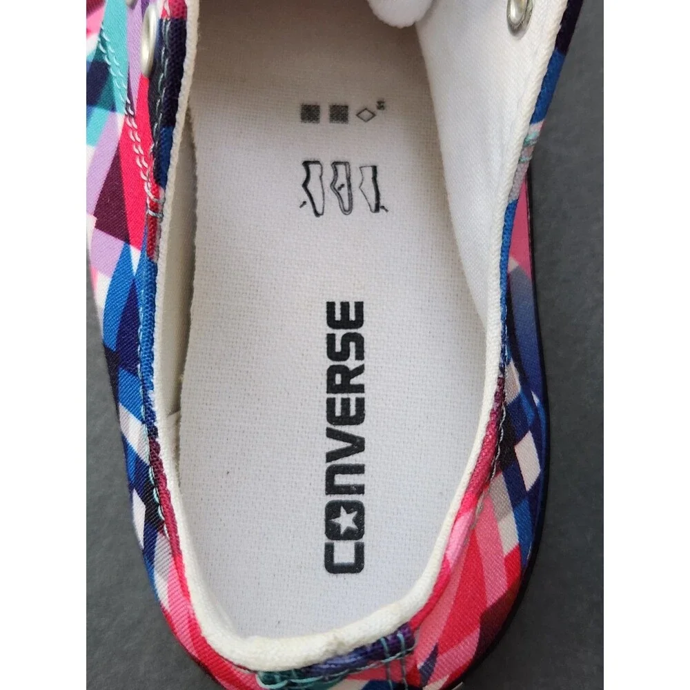 Converse All Star Low Tops Women's 10 Size Men's Size 8 Multicolor Diamond